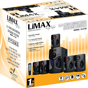 5.1 Inch Multimedia Speaker System